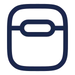 Airbuds Case SVG Icon
